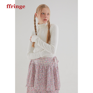 FFRINGE 粉色白色黄色黑色超柔软打底针织衫