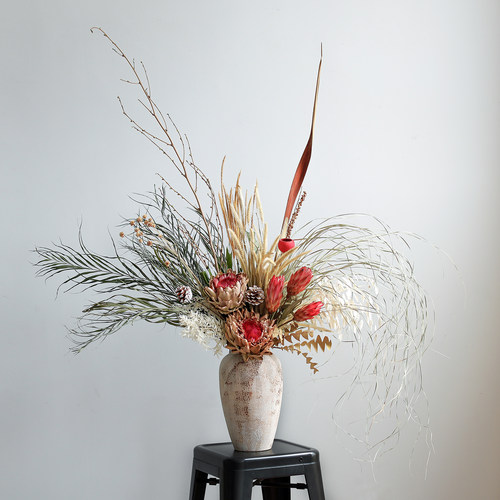 高级感天然干花花束长枝大束