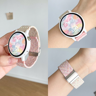 4pro替换gt2表带透气男女gt智能运动watch荣耀magic2表带 gt3尼龙编织watch3 北想适用华为gt4表带gt6 gt5新款