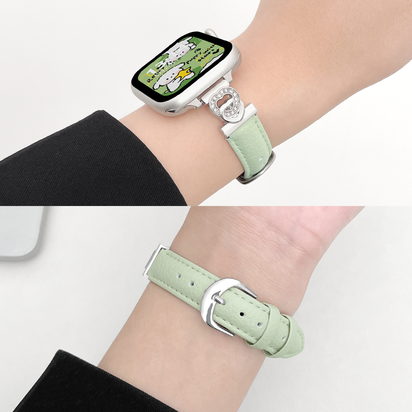 北想苹果手表海洋之心皮质表带