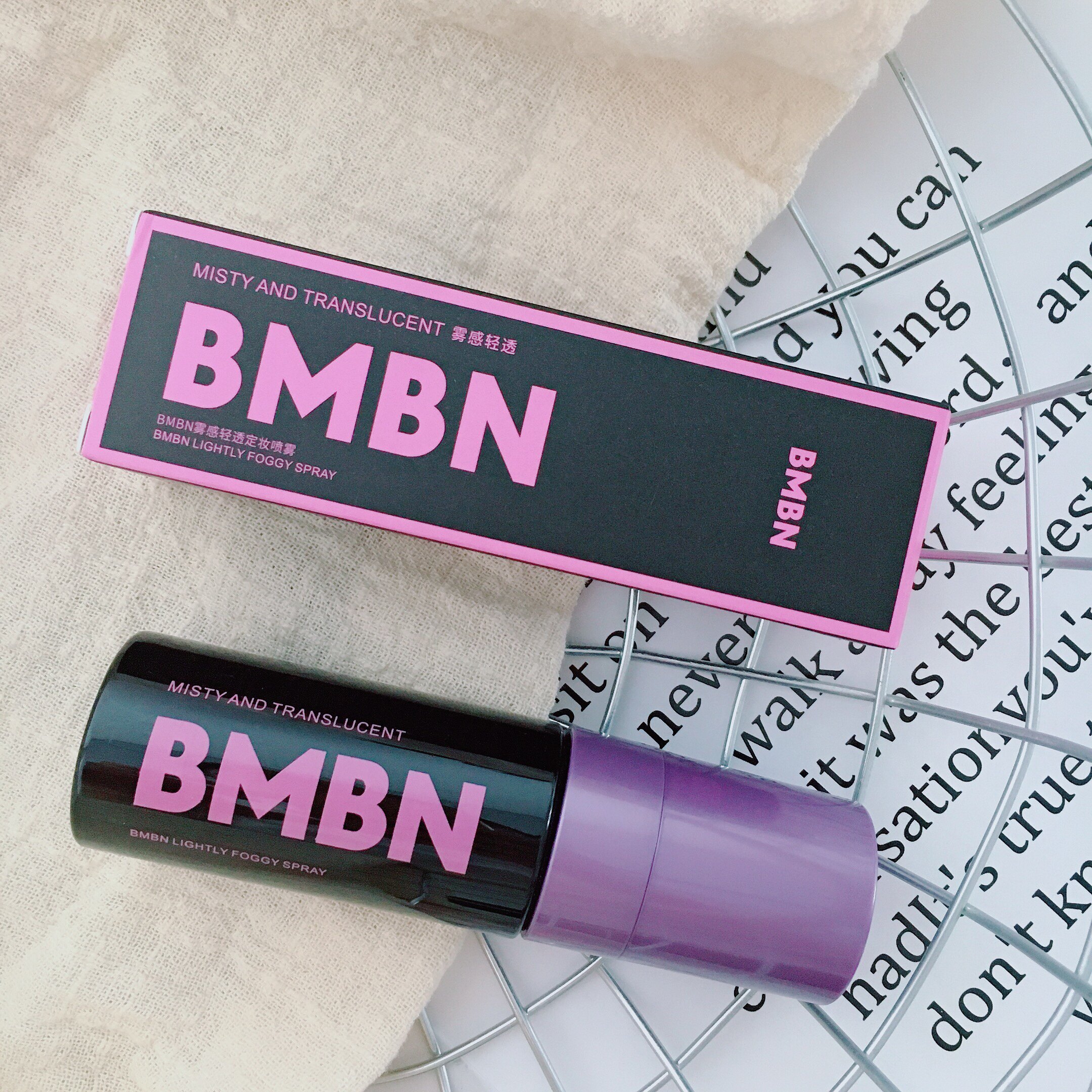 定妆“焊”匪~BMBN雾感轻透定妆喷雾雾面清爽透润亲肤不易脱妆