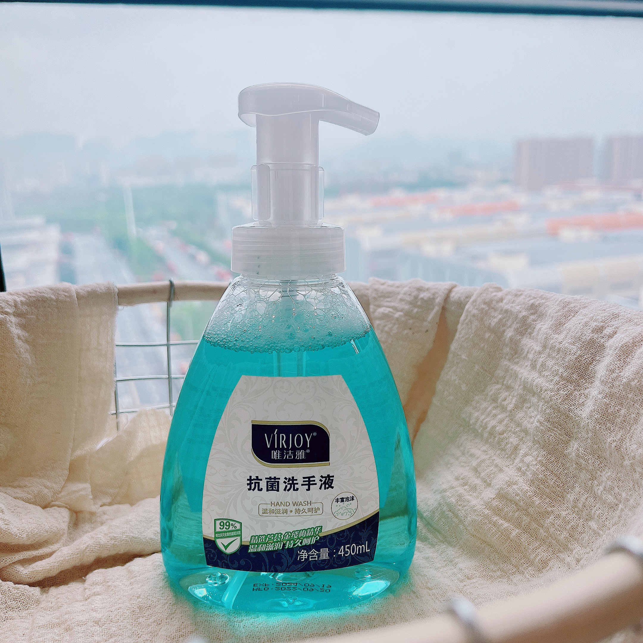 看日期~超好用的洗手液~唯家抗菌洗手液慕斯450ml滋润护肤24.9