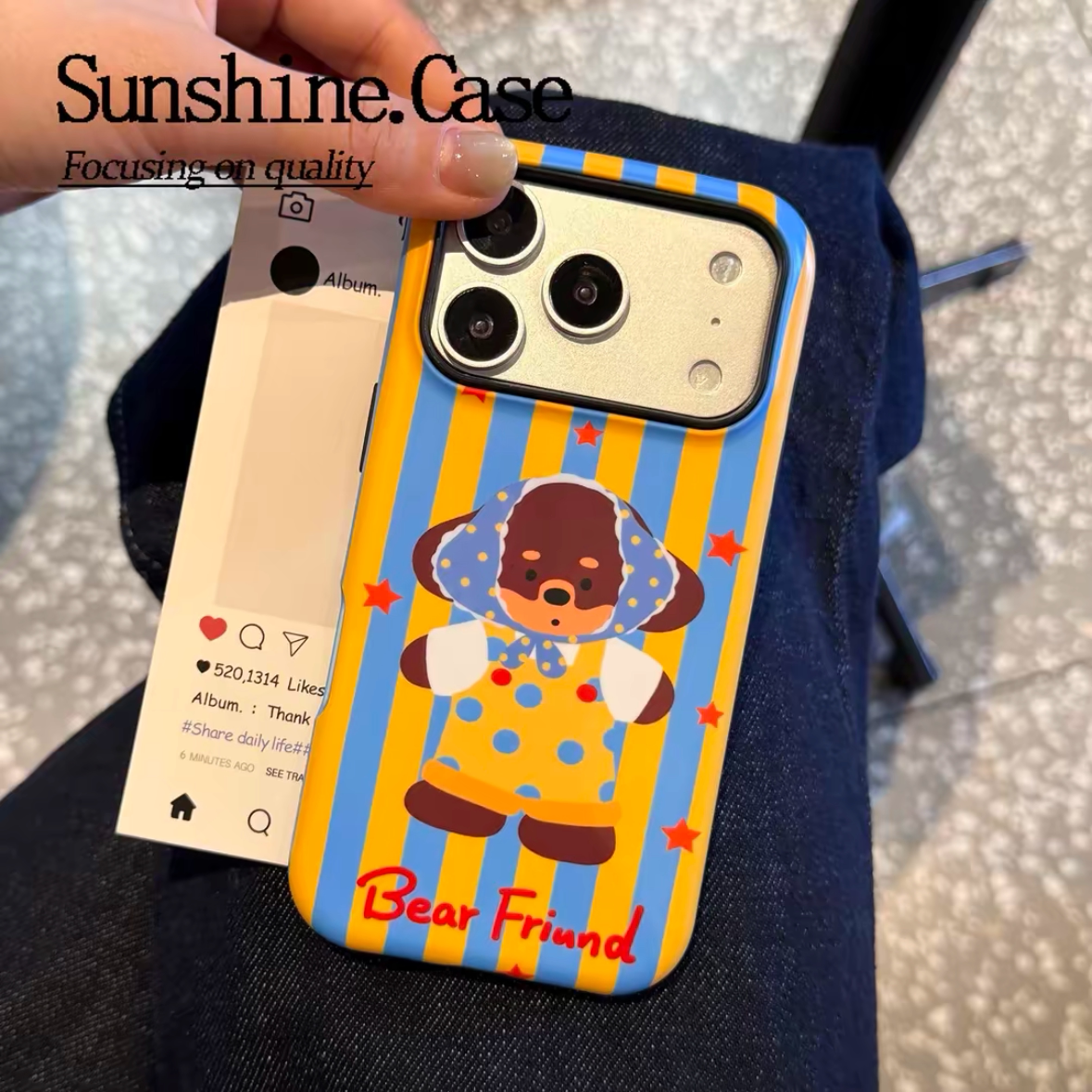 ins睡衣狗狗适用苹果18promax手机壳iphone17pro菲林磁吸支架16个性华为Mste80小米男女款vivo