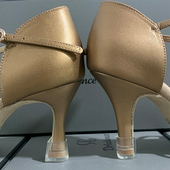 跟套透明跟套防滑耐磨静音鞋 专用鞋 跟保护套马蹄锥跟 拉丁舞鞋 DRH