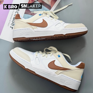 潮流舒适减震 FORCE 耐磨防滑 学院风 NIKE 板鞋 FULL