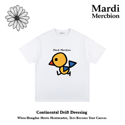 MardiMercredi重磅纯棉小鸡T恤
