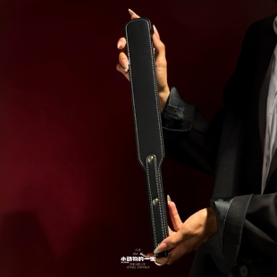 皮革长戒尺皮拍子皮鞭小圈实践工具套装cosplay道具马鞭重型拍sp