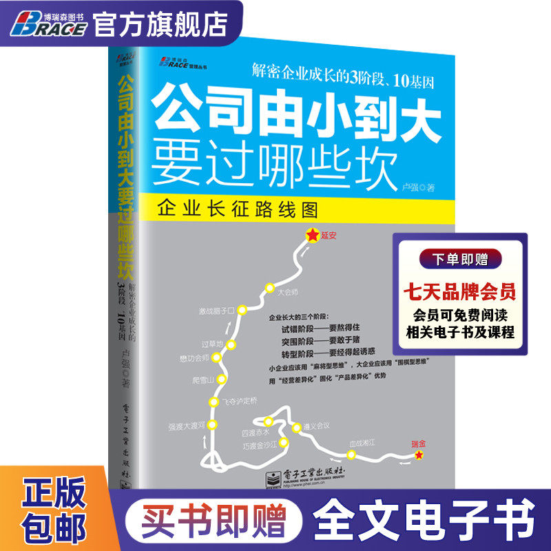 公司由小到大要过哪些坎儿解密创业企业成长经营3阶段 企业路线图企业经营管理书籍创业中小企业管理