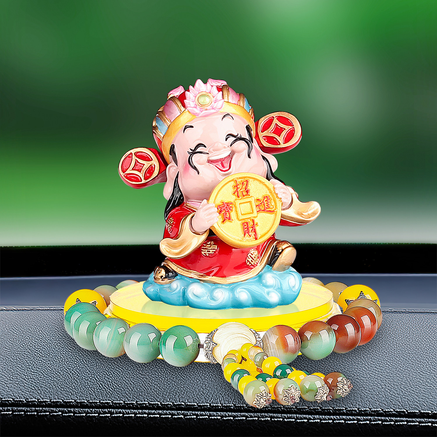 高档车载可爱财神爷汽车摆件车内饰品香水香薰装饰用品车上中控台,汽车用品/电子/清洗/改装,摆件,淘宝优惠券,粉丝福利购,淘宝优惠卷