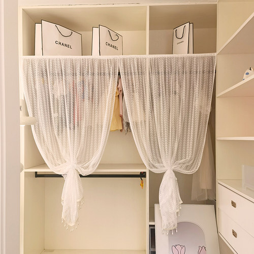 蕾丝门帘防尘帘遮挡帘