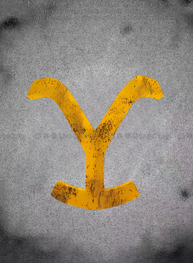 汽车贴纸黄石达顿家族Y标Dutton牛仔电动摩托车身玻璃创意装饰贴