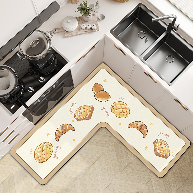 吸水防滑L型厨房地垫可定制