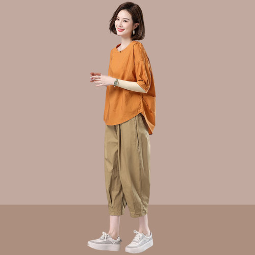 休闲套装时尚女士大码
