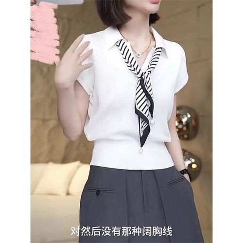 白色短袖T恤女2025年夏季新款