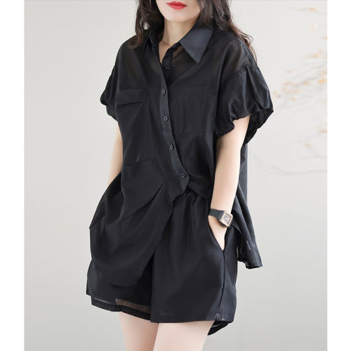 夏装搭配一整套运动套装女