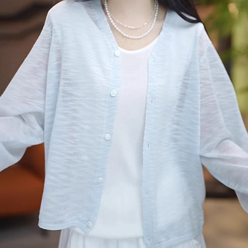 防晒针织开衫女夏季2025新款