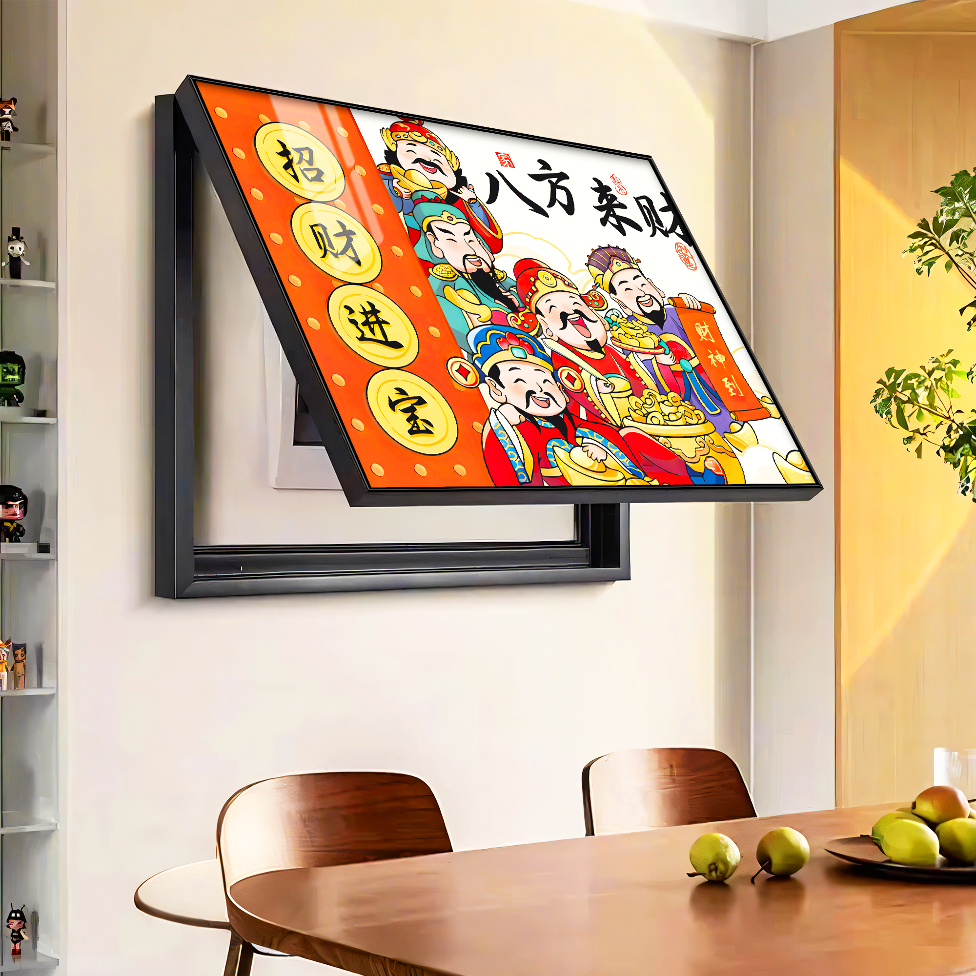 电表箱遮挡画电表箱装饰画新款