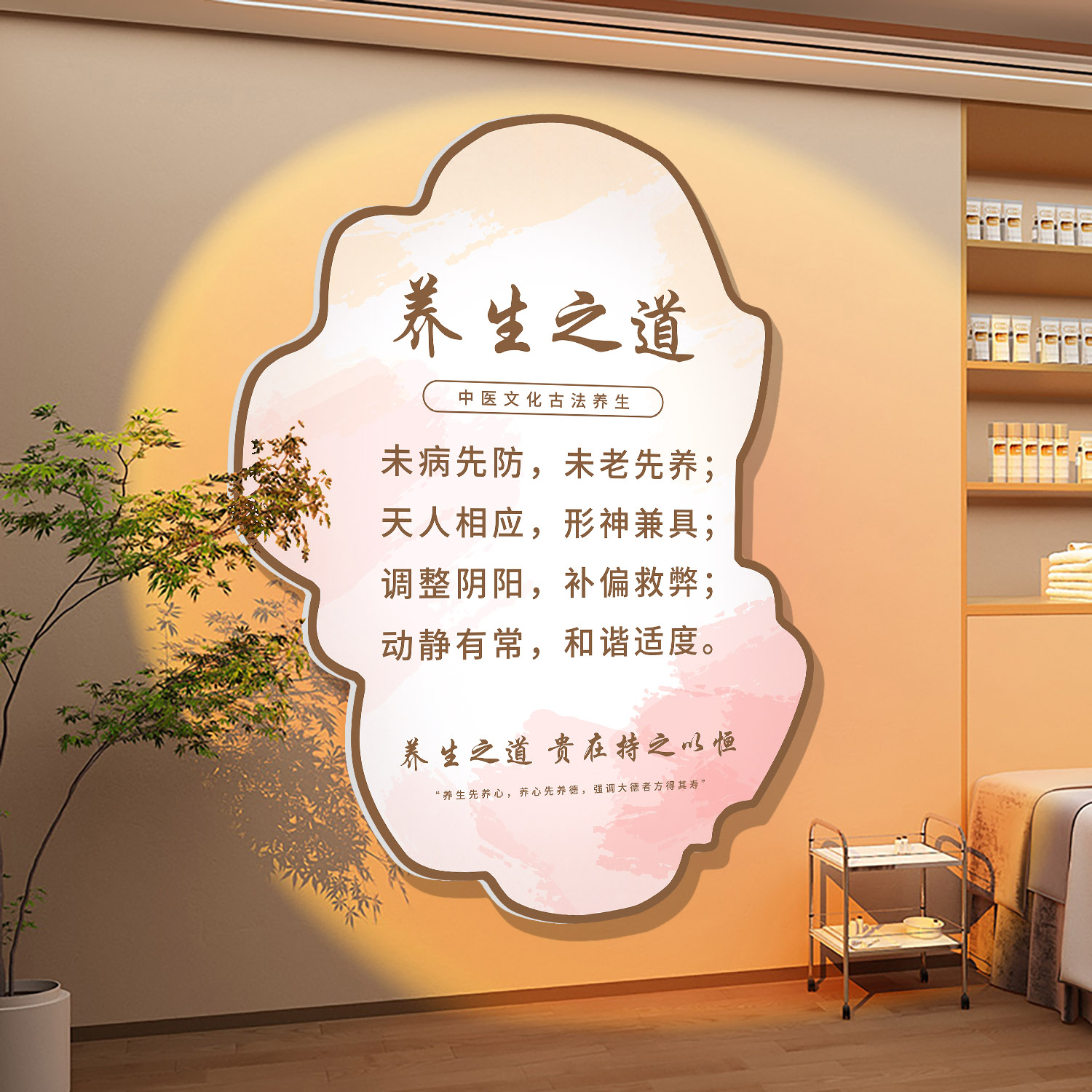 中医养生馆美容院装饰画现货速发