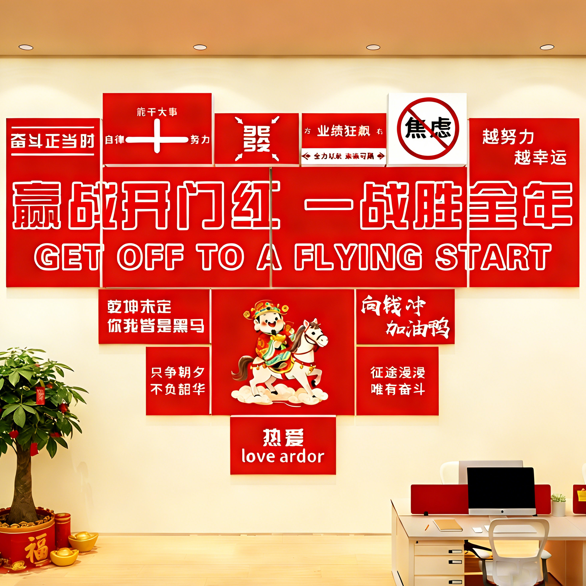开门红职场,红绸子舞开门红_大山谷图库