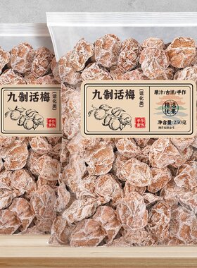 话梅皇大颗粒九制话梅干孕妇零食酸咸话梅泡水蜜饯办公居家零食