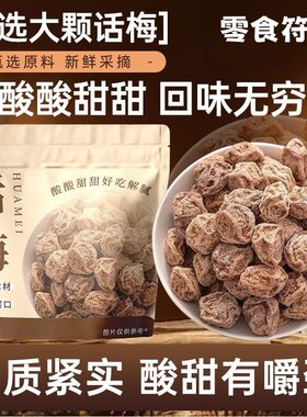 梅皇大颗粒九制话梅干孕妇零食酸咸话梅泡水蜜饯果干办公居家零食