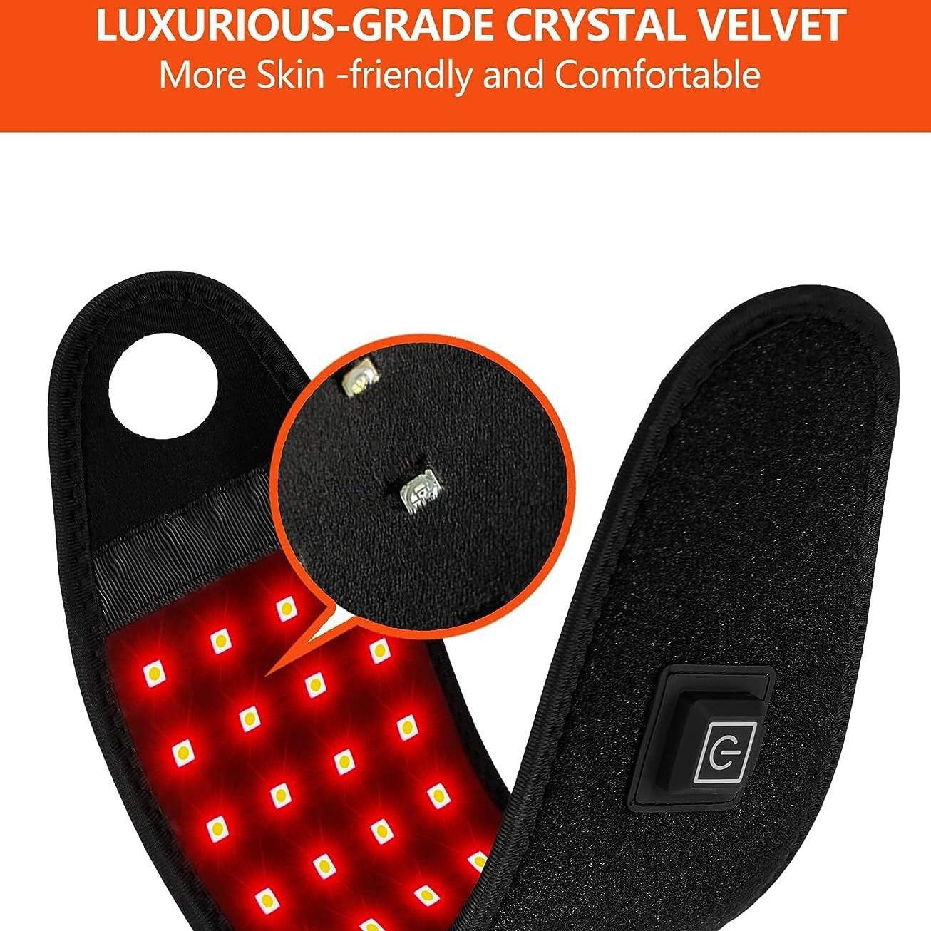 led发热手腕48leds多功能用途自动定时居家舒缓48双芯片led理疗灯