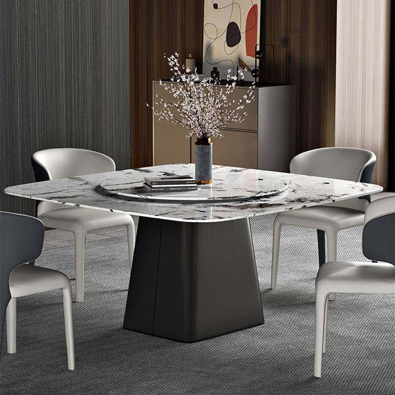 意式轻奢岩板餐桌圆桌极简不锈钢脚正方形旋转带转盘家用高端方桌,农机/农具/农膜,其它农用工具,淘宝优惠券,粉丝福利购,淘宝优惠卷