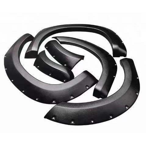 D-max轮眉适用2012-2019款改装装饰DMAX轮眉专用哑黑挡泥板防撞条