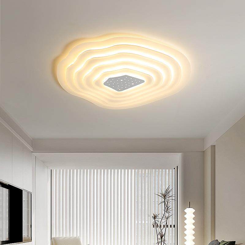 客厅灯2023新款创意云朵LED吸顶灯现代简约客厅卧室智能调光灯具