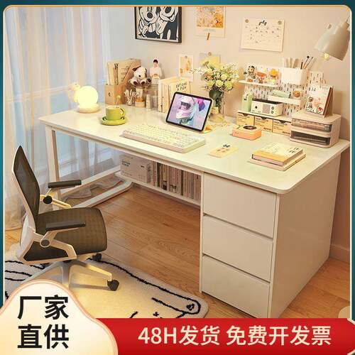 卧室简易桌子工作台电脑桌台式办公桌椅书桌学习写字桌学生家用