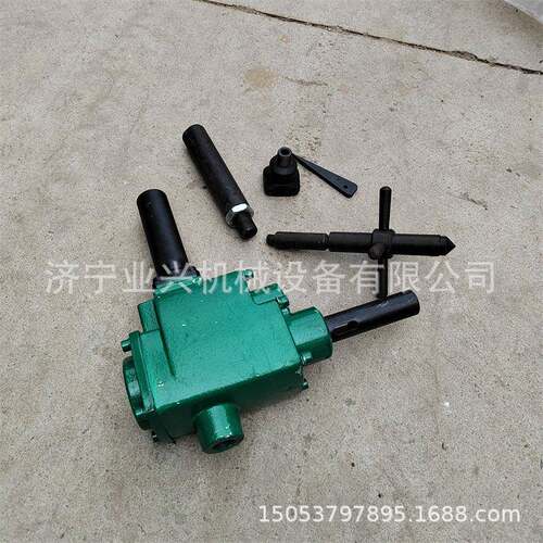 业兴轨道钻矿山铁路钢轨打眼机ZK-19型气动轨道钻现货
