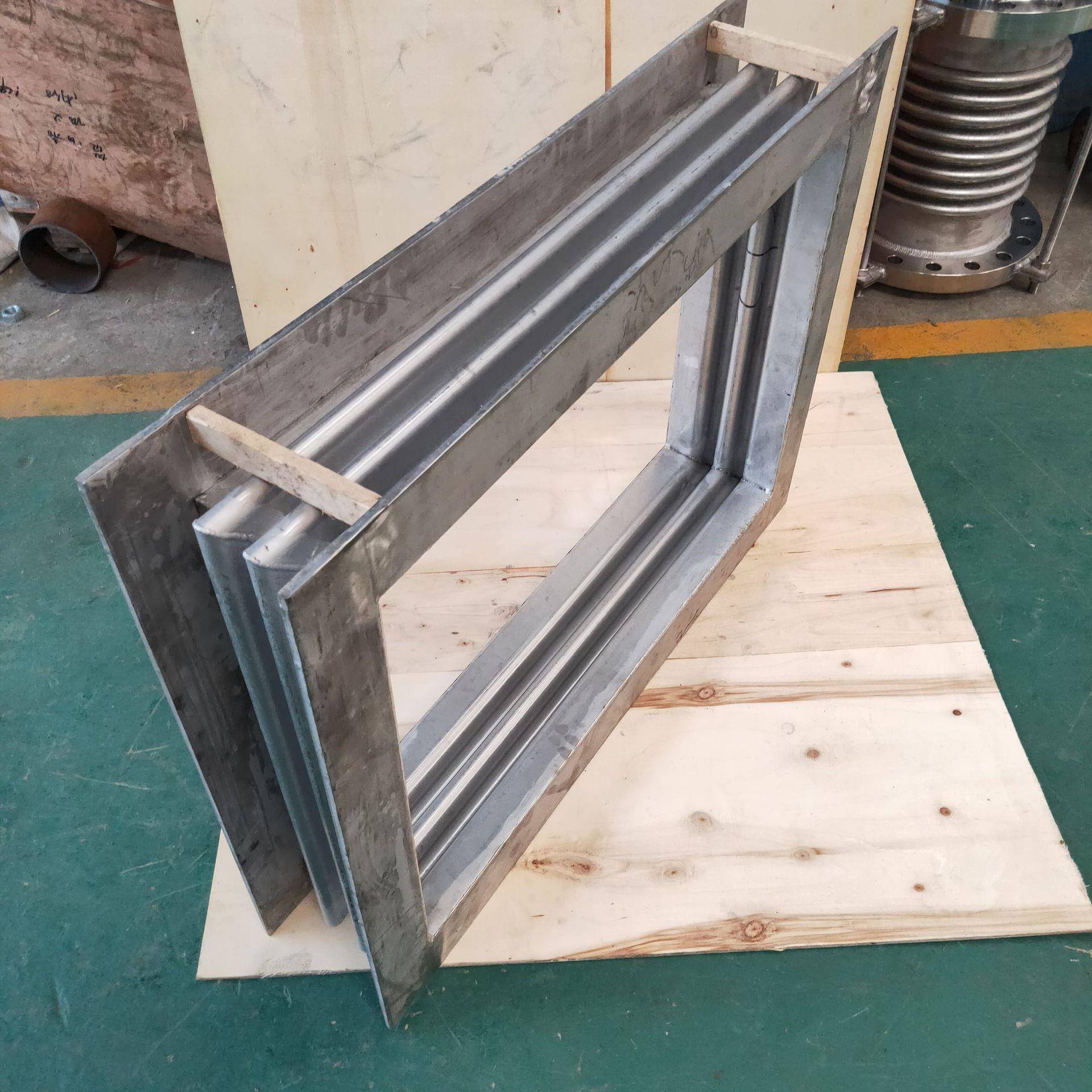 三维矩形波纹补偿器304不锈钢补偿器润泰达烟风道波纹管膨胀节