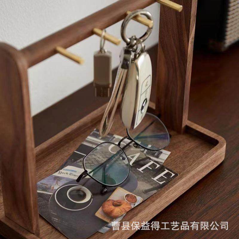 木质收纳架黑胡桃钥匙架桌面木制整理架玄关钥匙架实木置物架,农机/农具/农膜,其它农用工具,淘宝优惠券,粉丝福利购,淘宝优惠卷