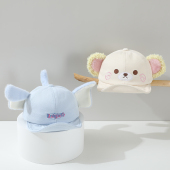 宝宝帽子春秋薄款 卡通鸭舌帽可爱软檐小黄鸭棒球帽婴幼儿遮阳帽潮