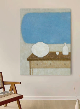 HW.Art【雅酌清欢】涣玩艺术x邓焱科授权卧室装饰画餐厅手绘挂画