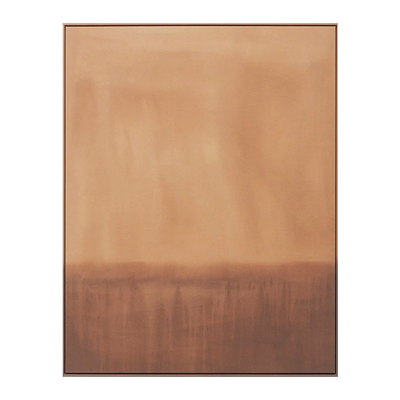 HW.paint纯手绘油画《映现》餐厅侘寂风装饰画客厅手工抽象装饰画