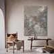 饰画餐厅抽象壁画 客厅侘寂风挂画玄关装 HW.ART手绘油画 寄杏言