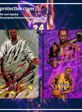 NBA全明星适用于ipadmini2保护套10.2篮球2020科比air3带笔槽10.2寸2018款air2平板1苹果mini5乔丹超薄pro9.7