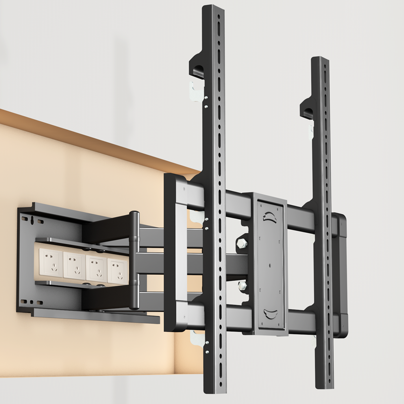 通用于鹏鹤24款7MAXPro内嵌式伸缩旋转超薄离墙厚度挂架75、85寸