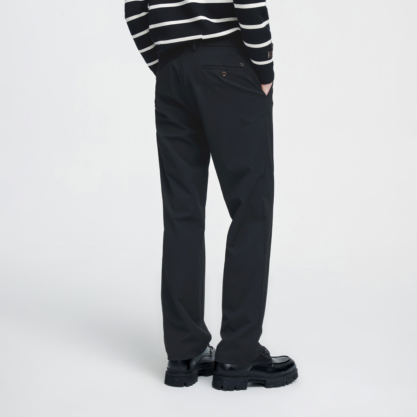 卓凡尼·华伦天奴休闲直筒裤