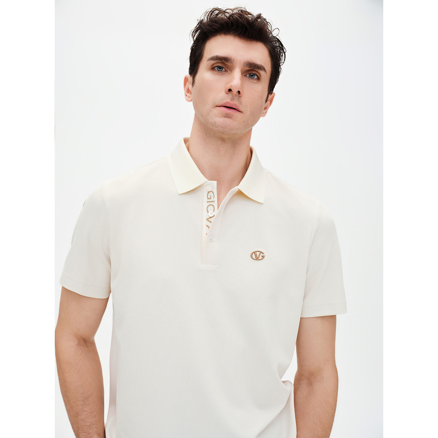 GIOVANNI VALENTINO夏季男士凉感速干POLO衫休闲百搭短袖翻领T恤