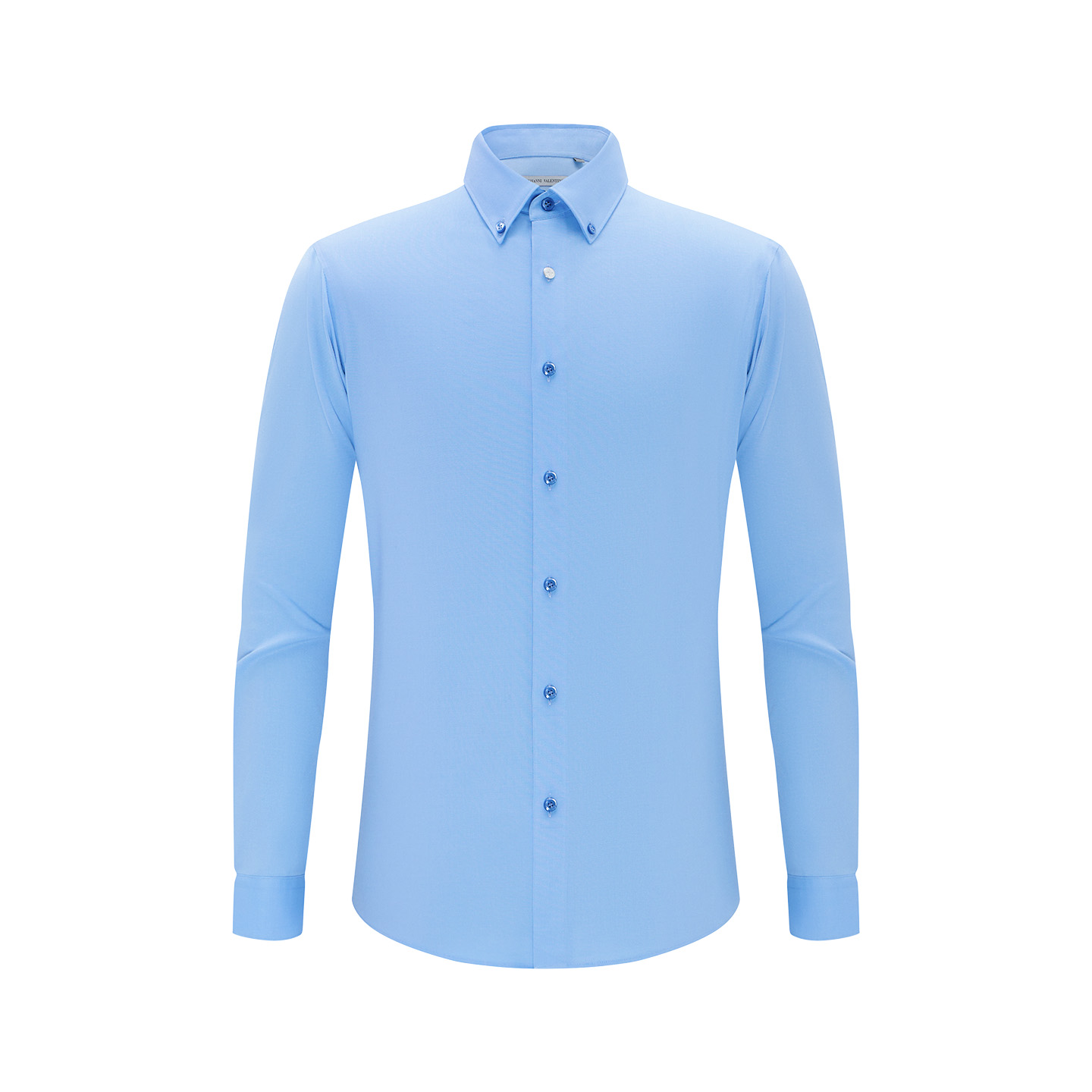 卓凡尼·华伦天奴纯色长袖衬衫