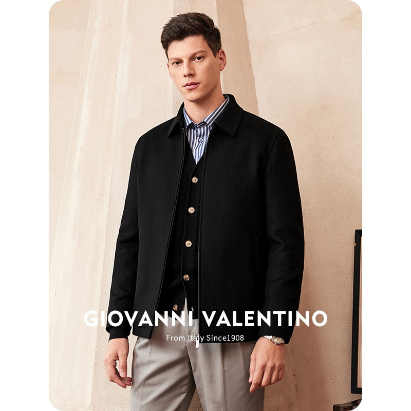 GIOVANNIVALENTINO绵羊毛呢大衣