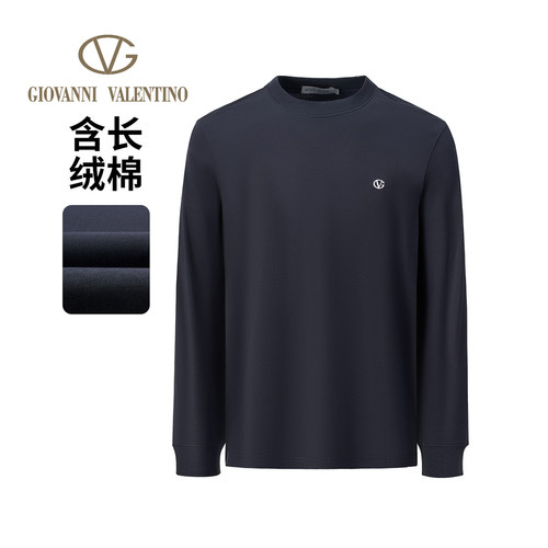卓凡尼·华伦天奴长袖圆领T恤