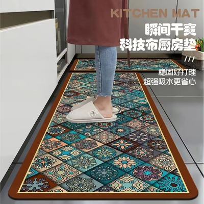 厨房专用硅藻泥防水防油地垫