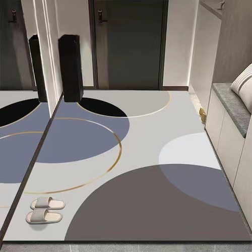 玄关厨房硅藻泥地垫防水防油