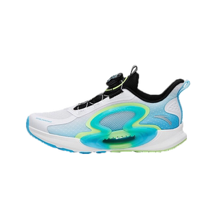 【逐月】安踏男童运动鞋网面透气冬季儿童气垫纽扣跑鞋 312325518