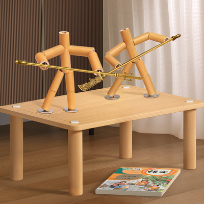 六年级竹节人对战玩具豪华pk擂台