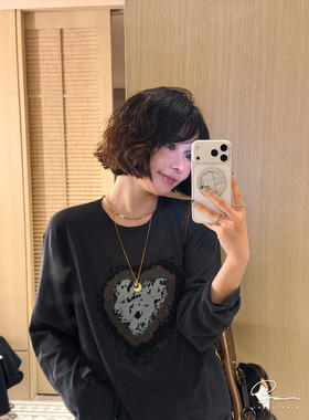 佟小光羊毛落肩打底针织衫
