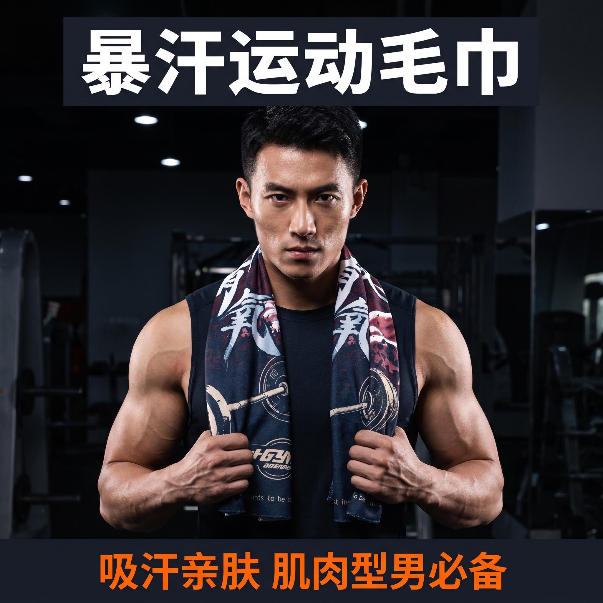 GYMDREAMER运动毛巾健身超细纤维垫巾跑步吸汗速干不做有氧系列系